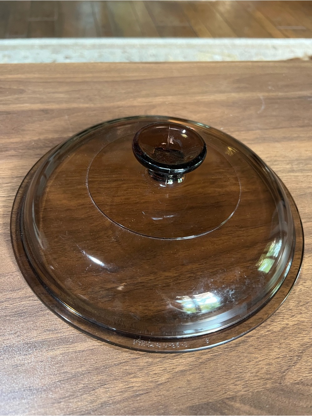 Pyrex Corning Visions Amber Brown Lid V-2.5-C